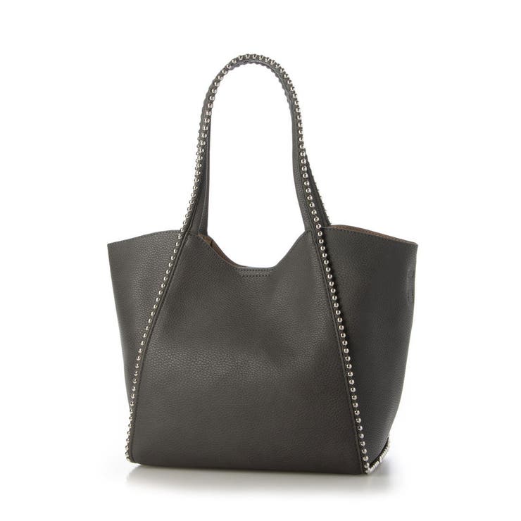 ダークグレー | カシュカシュ cachecache / ボールチェーン2wayトートバッグ | UNBILLION