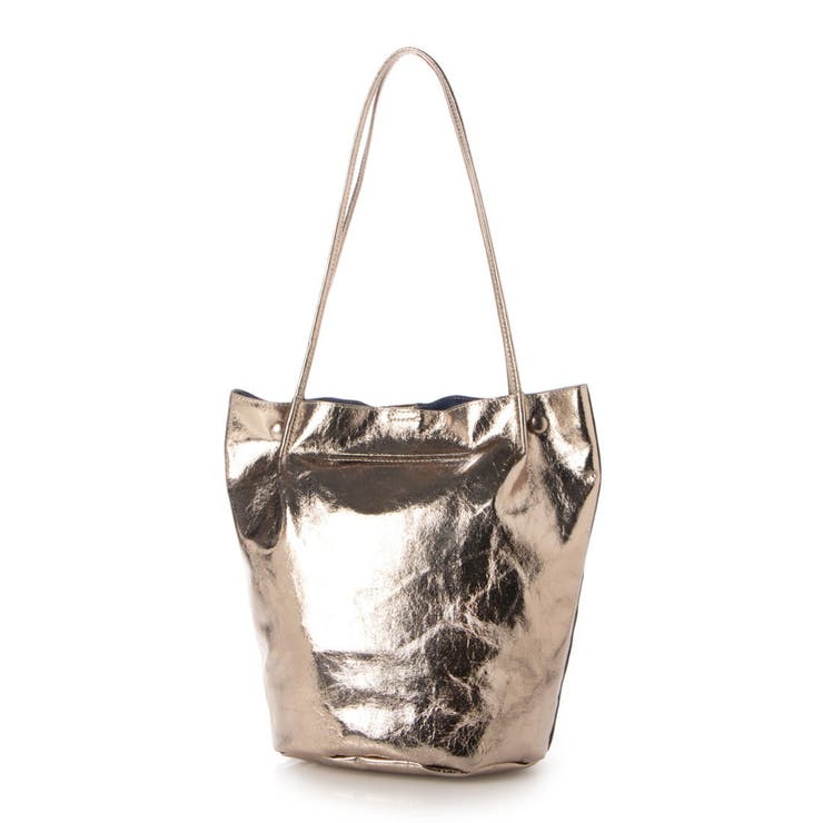 カシュカシュ / クラッシュメタリック肩入れバケツトートバッグ | UNBILLION | 詳細画像9 