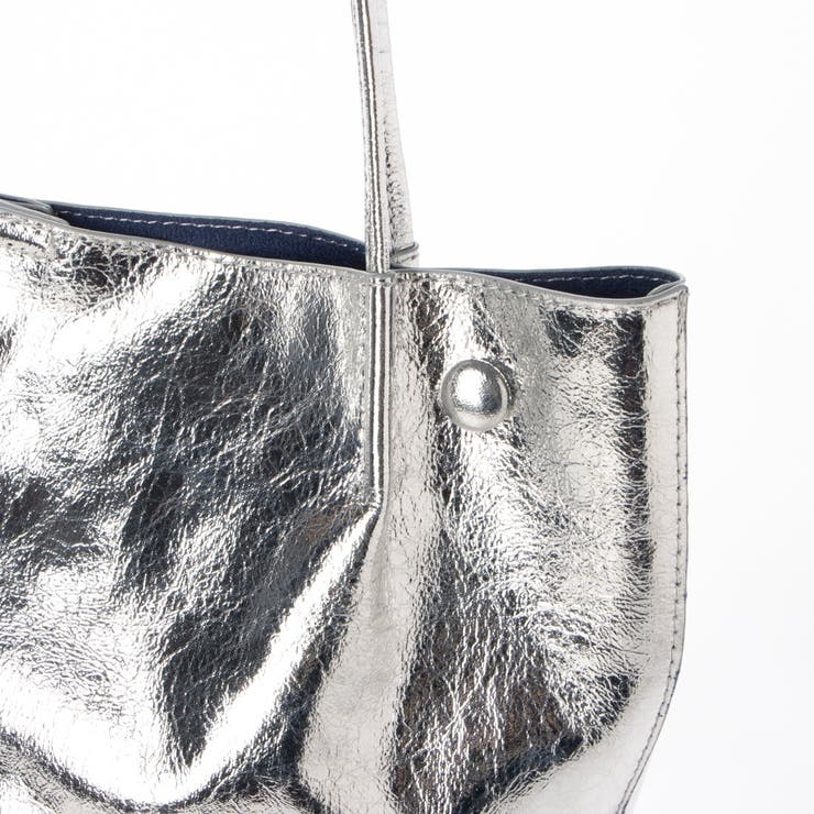 カシュカシュ / クラッシュメタリック肩入れバケツトートバッグ | UNBILLION | 詳細画像6 