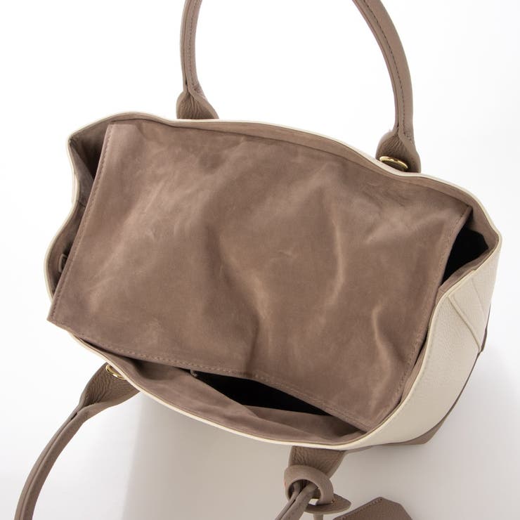 カシュカシュ  / ショルダー付きパーテーション合成皮革トート | UNBILLION | 詳細画像10 