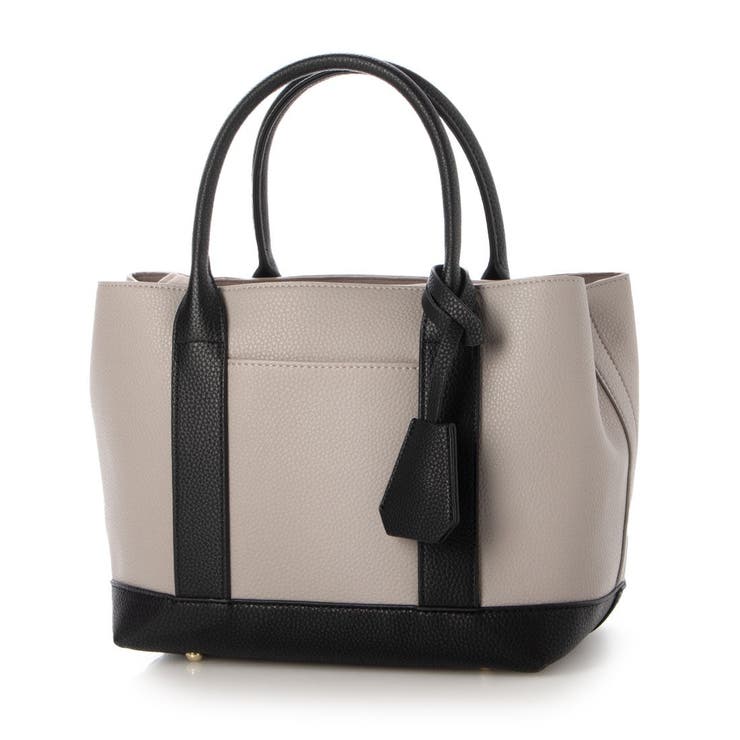 グレーミックス | カシュカシュ  / ショルダー付きパーテーション合成皮革トート | UNBILLION