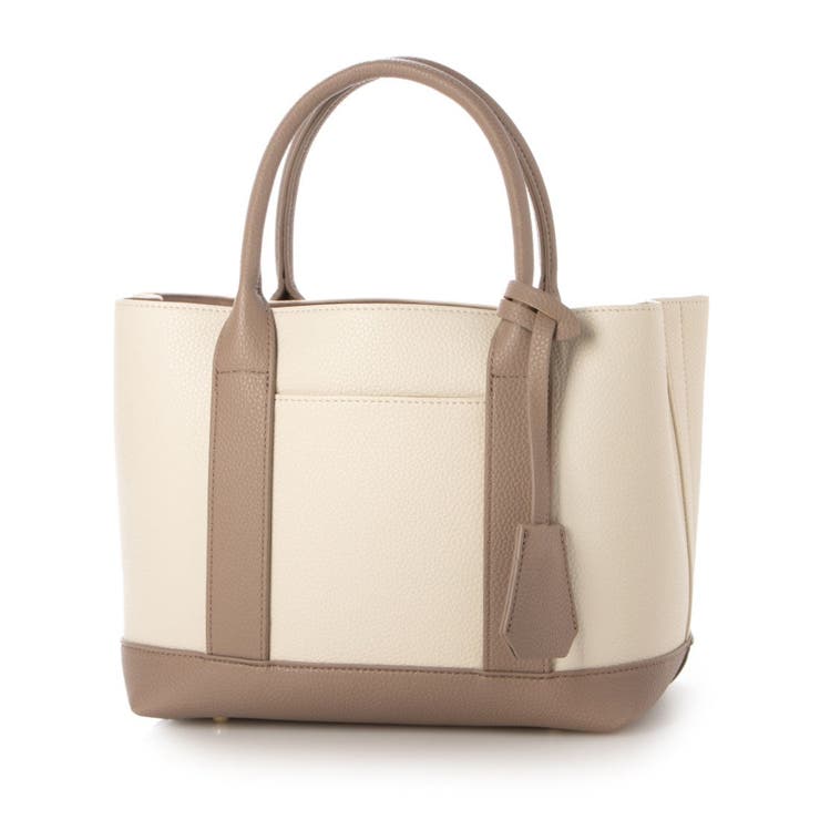 オークミックス | カシュカシュ  / ショルダー付きパーテーション合成皮革トート | UNBILLION