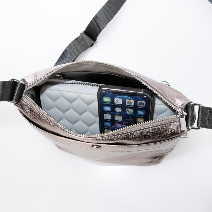 カシュカシュ cachecache / メタリック舟型ショルダー | UNBILLION | 詳細画像15 