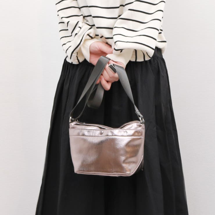 カシュカシュ cachecache / メタリック舟型ショルダー | UNBILLION | 詳細画像17 