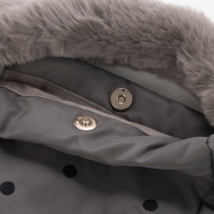 カシュカシュ cachecache / エコファーワンハンドルドット刺繍トート | UNBILLION | 詳細画像11 