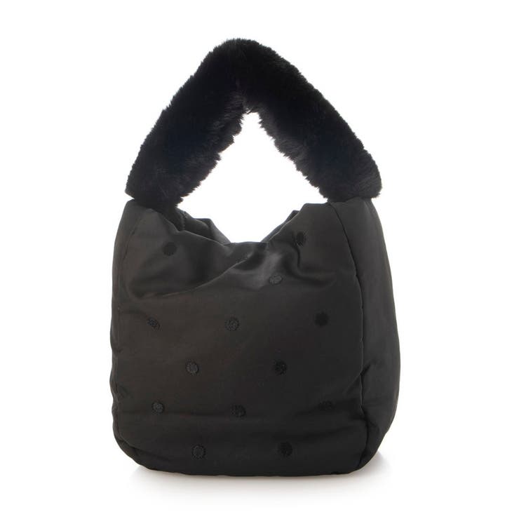 カシュカシュ cachecache / エコファーワンハンドルドット刺繍トート | UNBILLION | 詳細画像13 