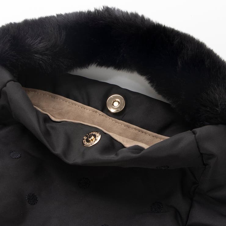 カシュカシュ cachecache / エコファーワンハンドルドット刺繍トート | UNBILLION | 詳細画像16 