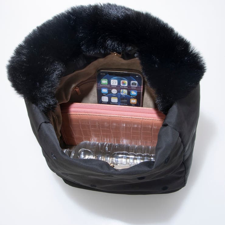 カシュカシュ cachecache / エコファーワンハンドルドット刺繍トート | UNBILLION | 詳細画像17 