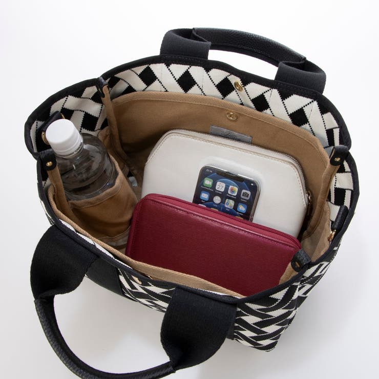 カシュカシュ / 柄アソートジャガード2wayトートバッグ | UNBILLION | 詳細画像31 