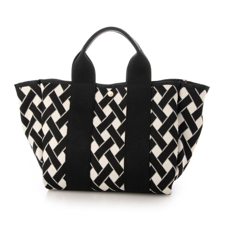 ブラックミックス | カシュカシュ / 柄アソートジャガード2wayトートバッグ | UNBILLION