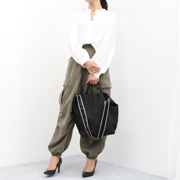 カシュカシュ cachecache / ドット刺繍ナイロン2wayショルダー | UNBILLION | 詳細画像22 