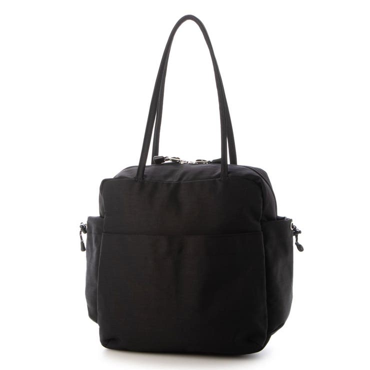 ブラック | カシュカシュ cachecache / ナイロンボストントートバッグ | UNBILLION