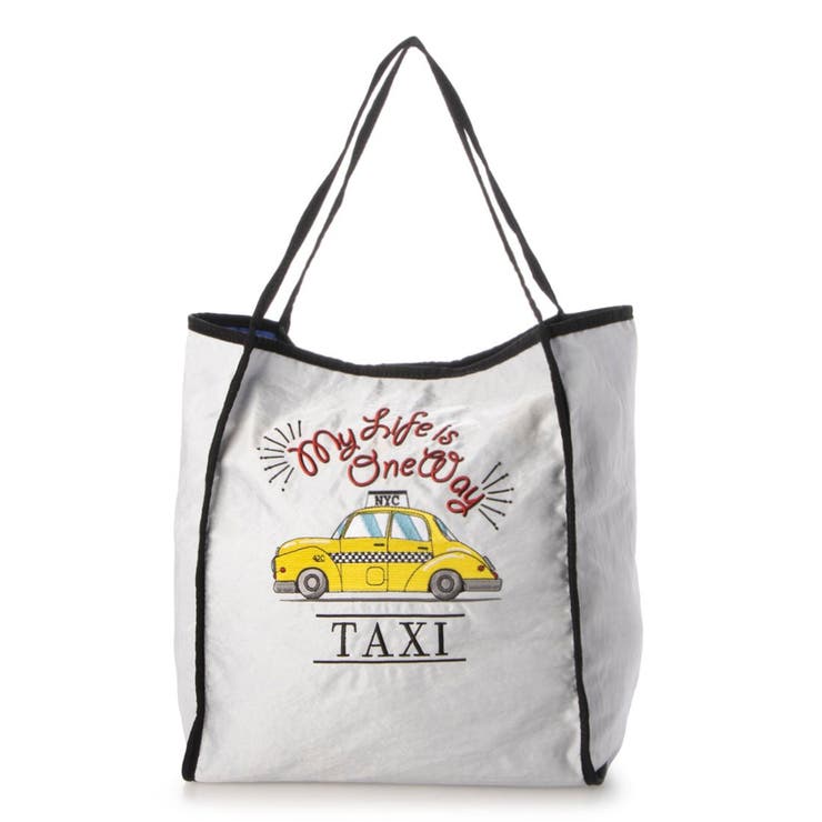 アイボリー | カシュカシュ cachecache / アソート柄刺繍トートバッグ | UNBILLION