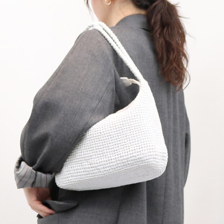 カシュカシュ  / 2wayハンドルメタリックコード編みトートバッグ | UNBILLION | 詳細画像1 