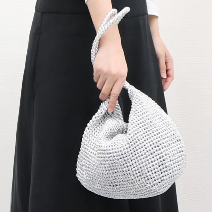 カシュカシュ  / 2wayハンドルメタリックコード編みトートバッグ | UNBILLION | 詳細画像10 