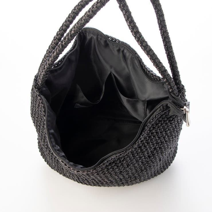 カシュカシュ  / 2wayハンドルメタリックコード編みトートバッグ | UNBILLION | 詳細画像19 