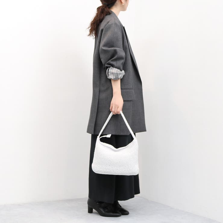 カシュカシュ  / 2wayハンドルメタリックコード編みトートバッグ | UNBILLION | 詳細画像3 