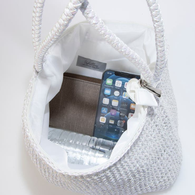 カシュカシュ  / 2wayハンドルメタリックコード編みトートバッグ | UNBILLION | 詳細画像9 