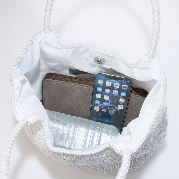 カシュカシュ cachecache / メタリックコード柄編みトートバッグ | UNBILLION | 詳細画像14 