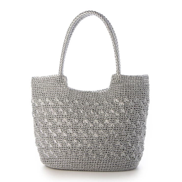 カシュカシュ cachecache / メタリックコード柄編みトートバッグ | UNBILLION | 詳細画像16 