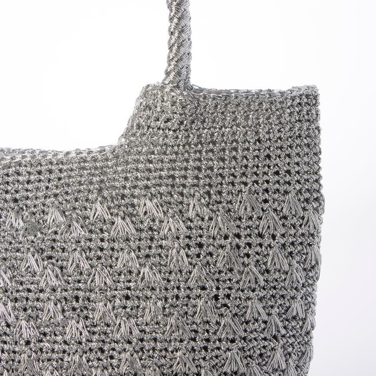 カシュカシュ cachecache / メタリックコード柄編みトートバッグ | UNBILLION | 詳細画像18 