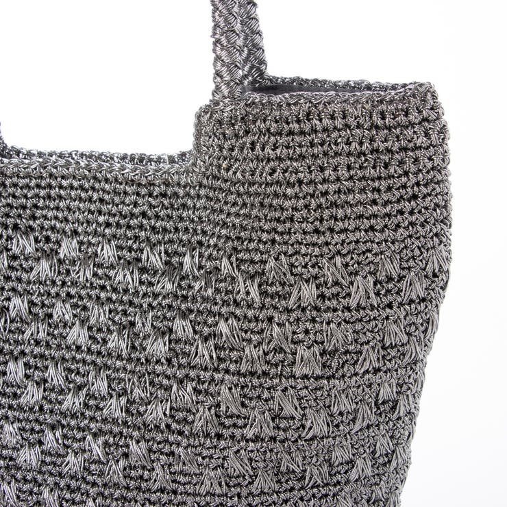 カシュカシュ cachecache / メタリックコード柄編みトートバッグ | UNBILLION | 詳細画像21 
