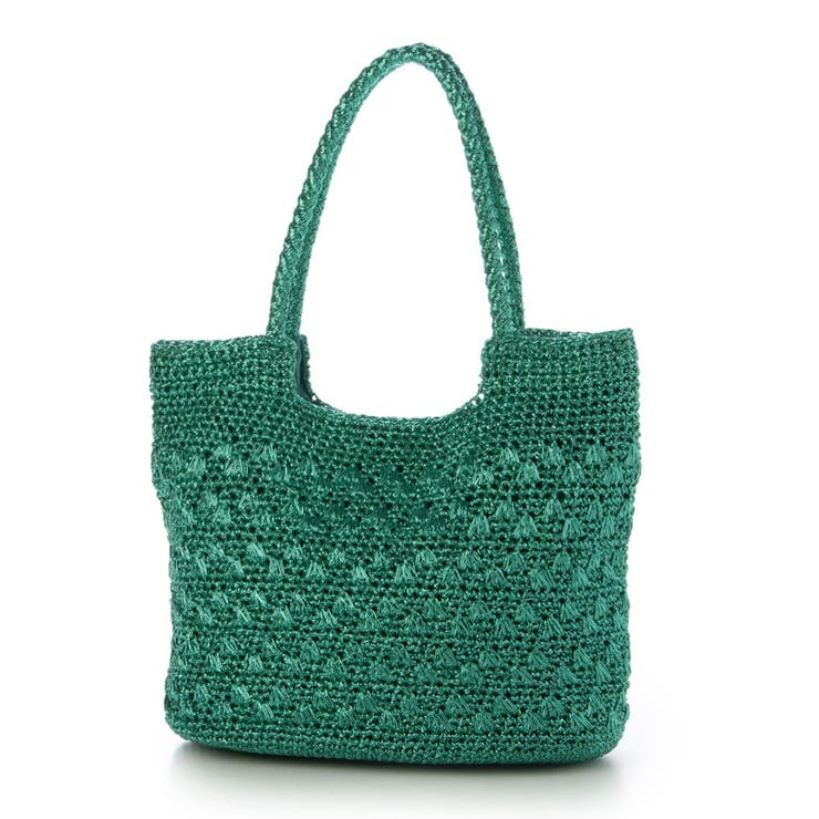 カシュカシュ cachecache / メタリックコード柄編みトートバッグ | UNBILLION | 詳細画像24 