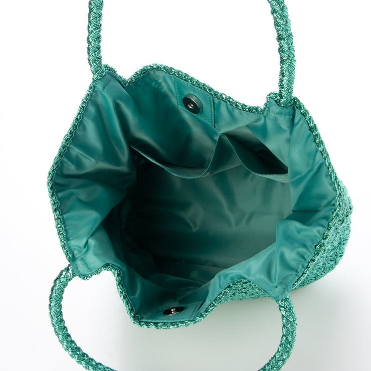 カシュカシュ cachecache / メタリックコード柄編みトートバッグ | UNBILLION | 詳細画像26 