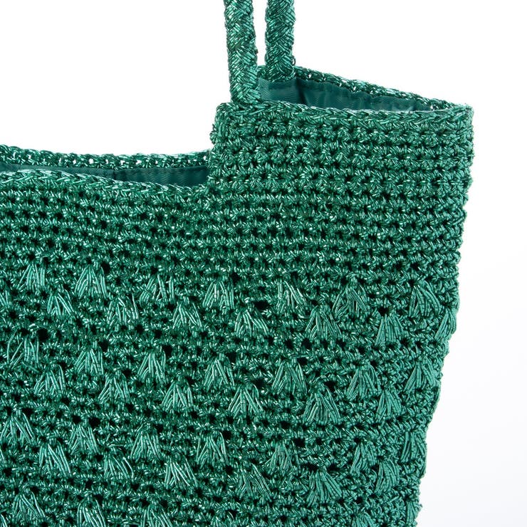 カシュカシュ cachecache / メタリックコード柄編みトートバッグ | UNBILLION | 詳細画像27 