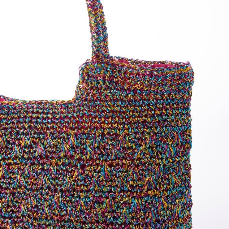 カシュカシュ cachecache / メタリックコード柄編みトートバッグ | UNBILLION | 詳細画像42 