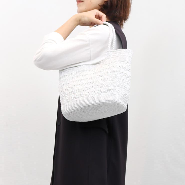 カシュカシュ cachecache / メタリックコード柄編みトートバッグ | UNBILLION | 詳細画像5 