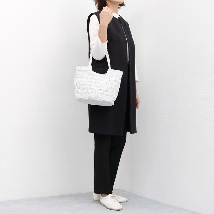 カシュカシュ cachecache / メタリックコード柄編みトートバッグ | UNBILLION | 詳細画像6 