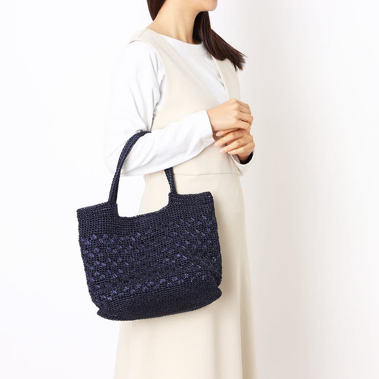 カシュカシュ cachecache / メタリックコード柄編みトートバッグ | UNBILLION | 詳細画像9 