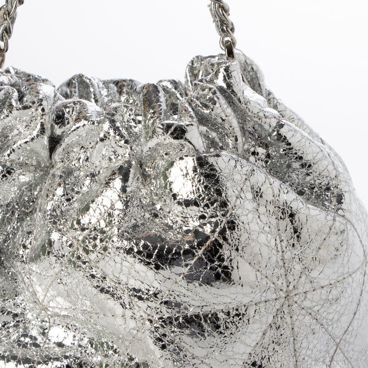 カシュカシュ  / 口元ギャザーメタリックキルトミニショルダー | UNBILLION | 詳細画像9 