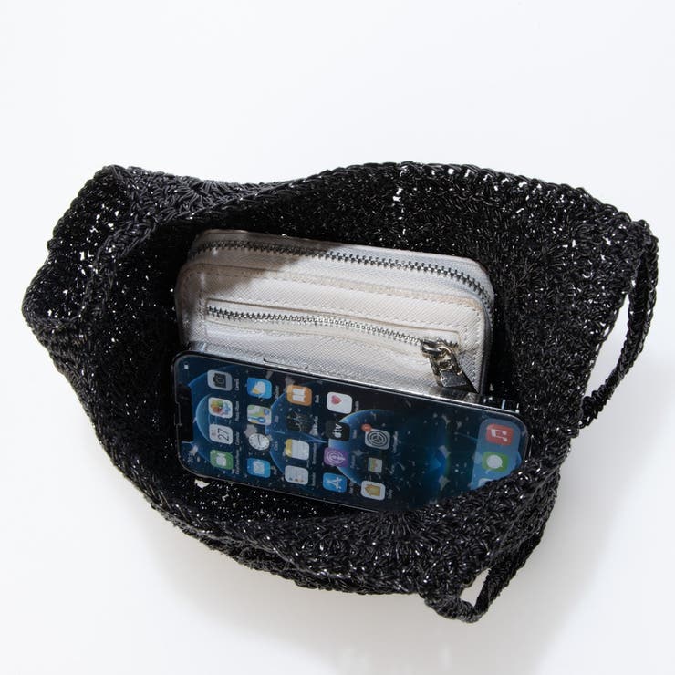 カシュカシュ cachecache / メタリック糸手編みポシェット | UNBILLION | 詳細画像5 