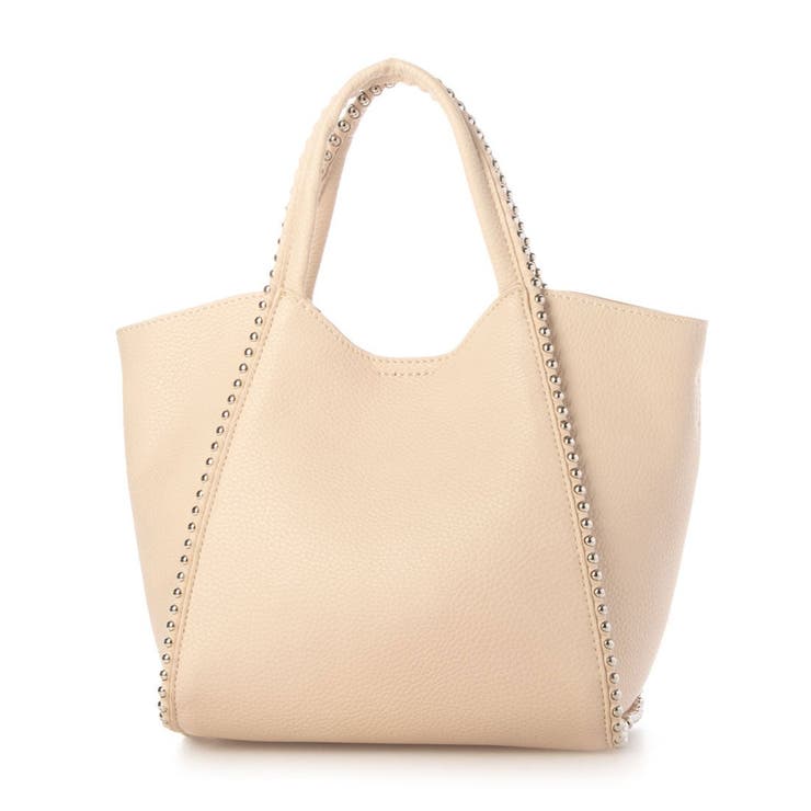 アイボリー | カシュカシュ cachecache / ボールチェーン2wayミニトートバッグ | UNBILLION