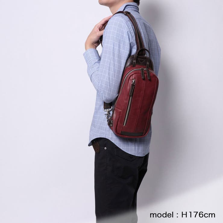 オティアス Otias / 合成皮革タテ型ボディバッグ | UNBILLION | 詳細画像15 