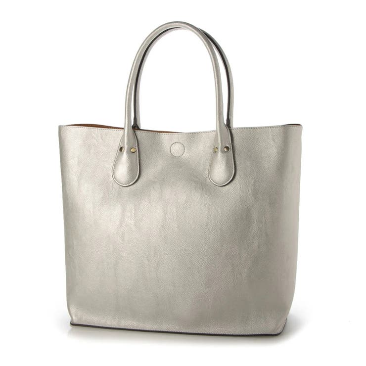 オティアス / バッグインバッグ付きシュリンクレザータイプ合皮トートバッグ | UNBILLION | 詳細画像1 