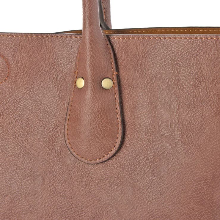 オティアス / バッグインバッグ付きシュリンクレザータイプ合皮トートバッグ | UNBILLION | 詳細画像18 