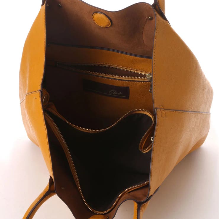 オティアス / バッグインバッグ付きシュリンクレザータイプ合皮トートバッグ | UNBILLION | 詳細画像22 