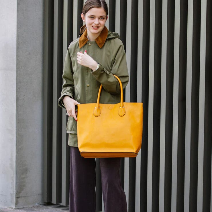 オティアス / バッグインバッグ付きシュリンクレザータイプ合皮トートバッグ | UNBILLION | 詳細画像24 