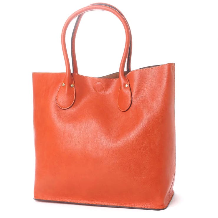 オティアス / バッグインバッグ付きシュリンクレザータイプ合皮トートバッグ | UNBILLION | 詳細画像25 