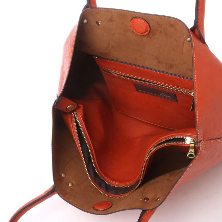 オティアス / バッグインバッグ付きシュリンクレザータイプ合皮トートバッグ | UNBILLION | 詳細画像26 