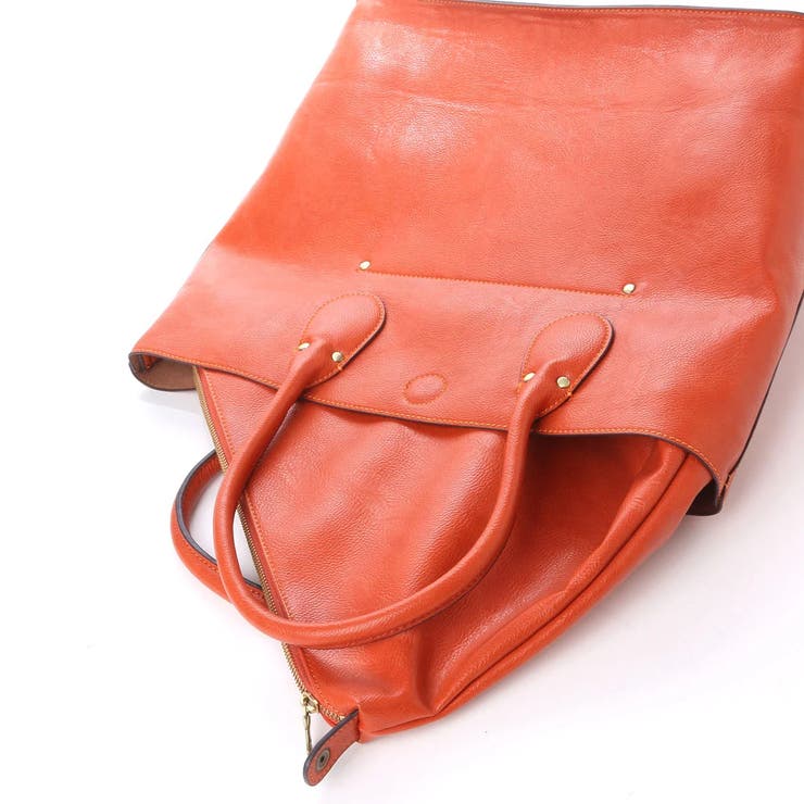 オティアス / バッグインバッグ付きシュリンクレザータイプ合皮トートバッグ | UNBILLION | 詳細画像27 