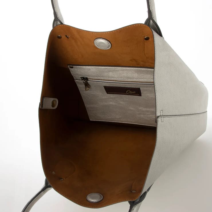 オティアス / バッグインバッグ付きシュリンクレザータイプ合皮トートバッグ | UNBILLION | 詳細画像5 