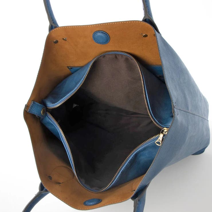 オティアス / バッグインバッグ付きシュリンクレザータイプ合皮トートバッグ | UNBILLION | 詳細画像37 