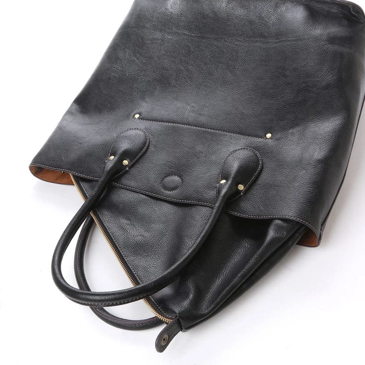 オティアス / バッグインバッグ付きシュリンクレザータイプ合皮トートバッグ | UNBILLION | 詳細画像58 