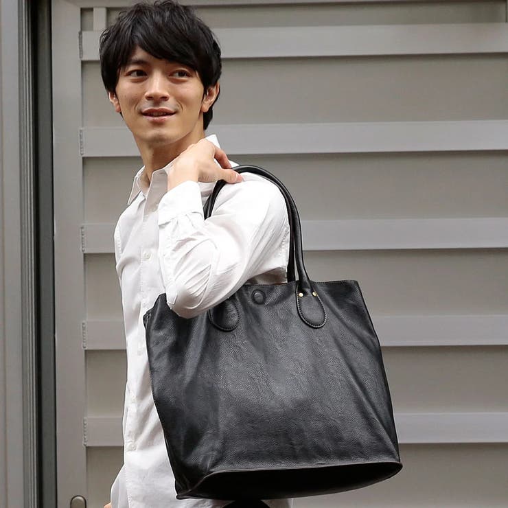 オティアス / バッグインバッグ付きシュリンクレザータイプ合皮トートバッグ | UNBILLION | 詳細画像59 