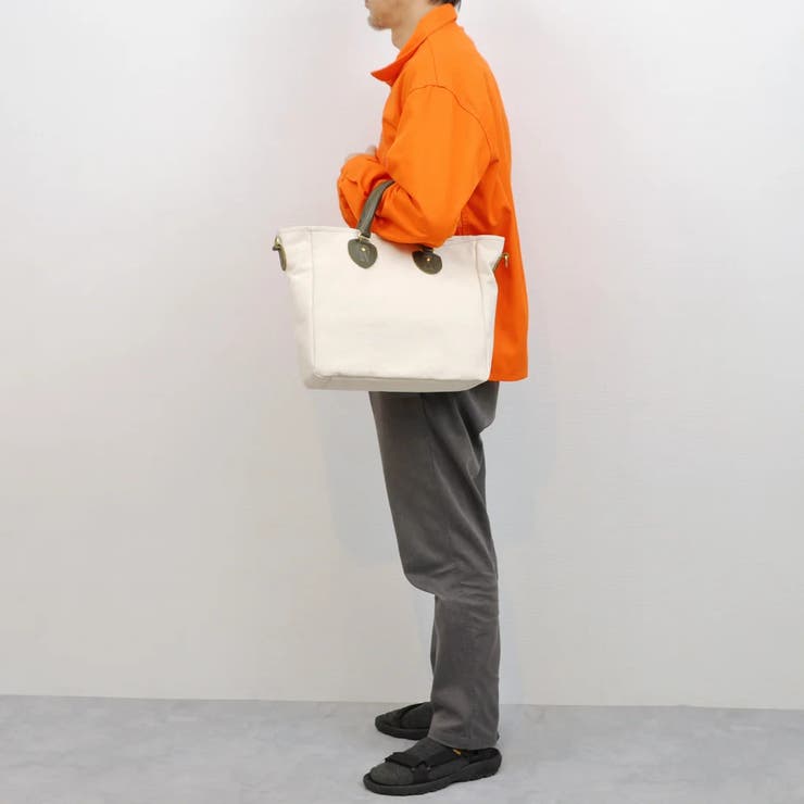 オティアス / 日本製8号帆布×シュリンクレザー2wayトートバッグ | UNBILLION | 詳細画像10 