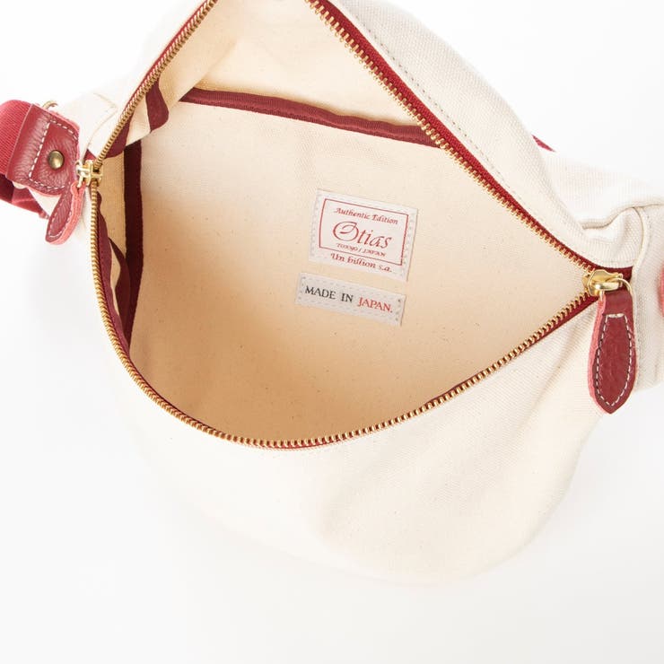 Otias オティアス / 日本製8号帆布×シュリンクレザーウエストバッグ